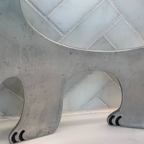 Vintage Concave Aluminum Doggie Frame - Picture 15 of 15